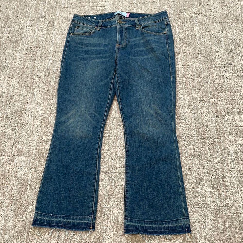 Cabi Kick It Crop jeans Sz 10